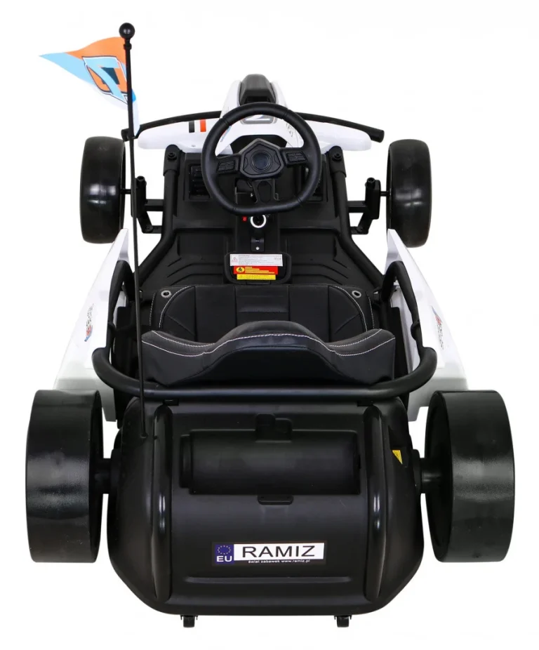 Speed ​​​​7 Drift King Dječji Go Kart Na Baterije, Bijeli + Drift Funkcija + Sportsko, Bijela Auto Na Akumulator 7