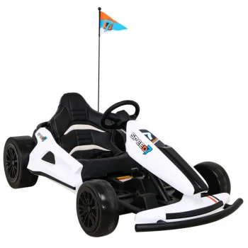 Speed ​​​​7 Drift King Dječji Go Kart Na Baterije, Bijeli + Drift Funkcija + Sportsko, Bijela Auto Na Akumulator 9