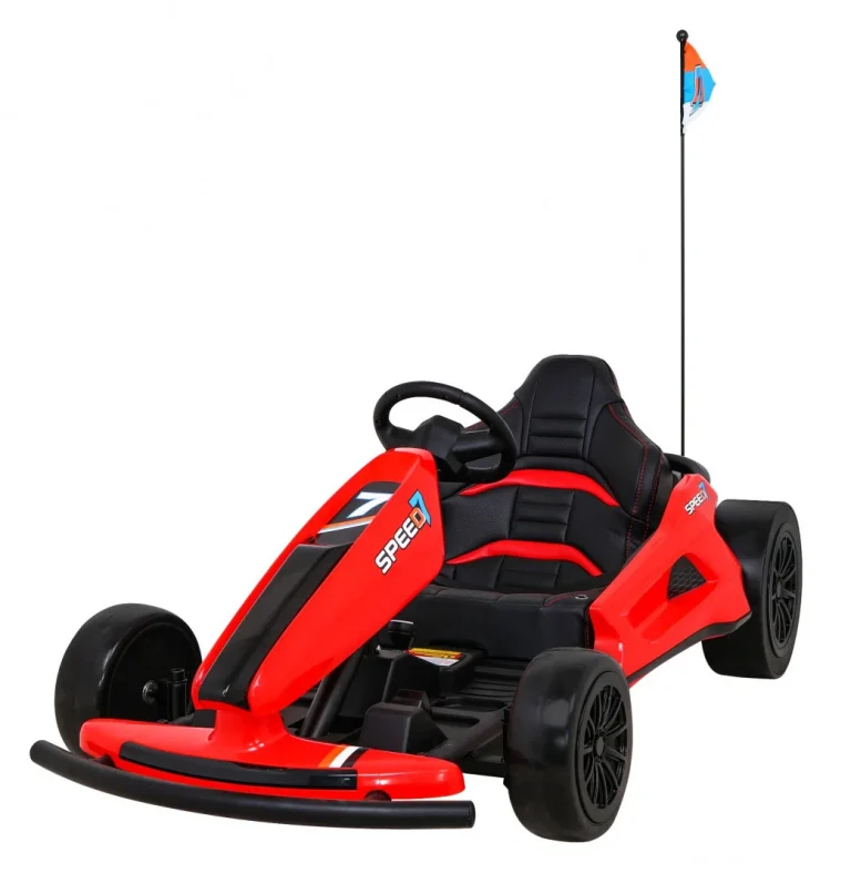 Speed ​​​​7 Drift King Dječji Karting Na Baterije, Crveni + Drift Funkcija + Sportsko, Crvena Auto Na Akumulator 1