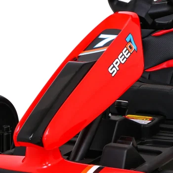 Speed ​​​​7 Drift King Dječji Karting Na Baterije, Crveni + Drift Funkcija + Sportsko, Crvena Auto Na Akumulator 10