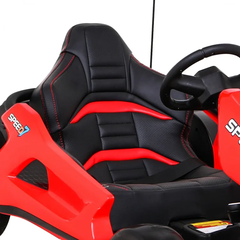 Speed ​​​​7 Drift King Dječji Karting Na Baterije, Crveni + Drift Funkcija + Sportsko, Crvena Auto Na Akumulator 12