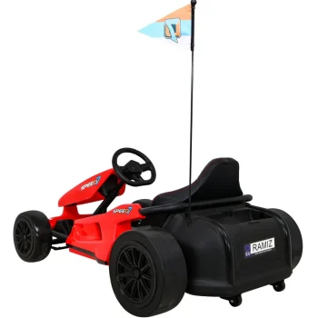 Speed ​​​​7 Drift King Dječji Karting Na Baterije, Crveni + Drift Funkcija + Sportsko, Crvena Auto Na Akumulator 5