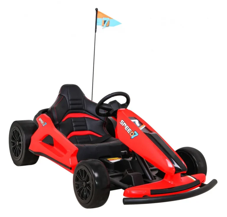 Speed ​​​​7 Drift King Dječji Karting Na Baterije, Crveni + Drift Funkcija + Sportsko, Crvena Auto Na Akumulator 9