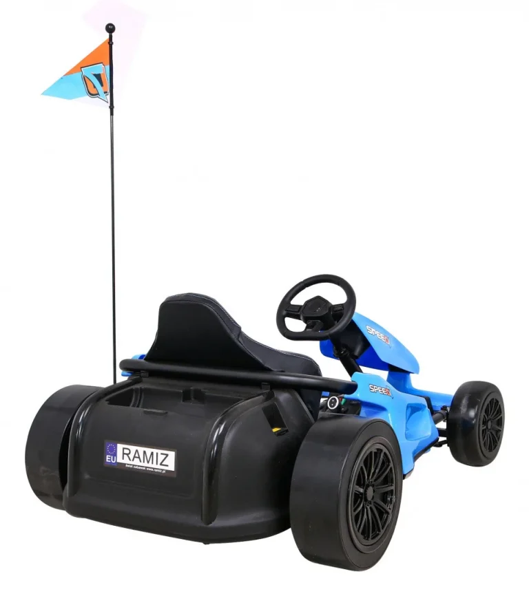 Speed ​​​​7 Drift King Dječji Karting Na Baterije, Plavi + Drift Funkcija + Sportsko Sjedalo, Plava Auto Na Akumulator 8