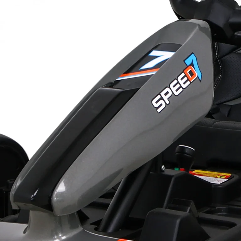 Speed ​​​​7 Drift King Go Kart Na Baterije Za Djecu Sivi + Drift Funkcija + Sportsko Sjedalo + 2 Auto Na Akumulator 10