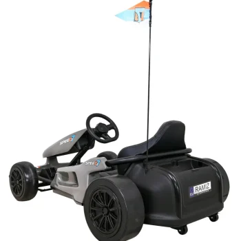 Speed ​​​​7 Drift King Go Kart Na Baterije Za Djecu Sivi + Drift Funkcija + Sportsko Sjedalo + 2 Auto Na Akumulator 5