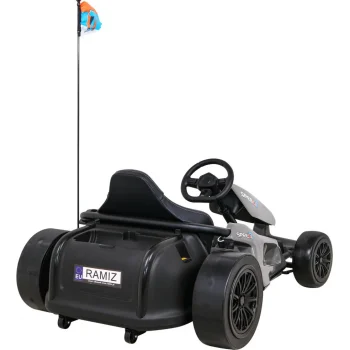 Speed ​​​​7 Drift King Go Kart Na Baterije Za Djecu Sivi + Drift Funkcija + Sportsko Sjedalo + 2 Auto Na Akumulator 8