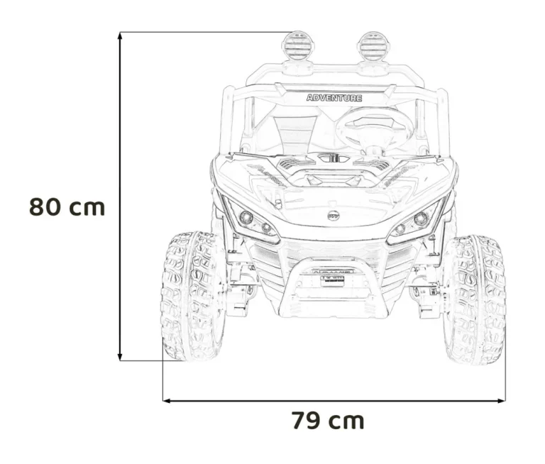 Speedy 4x4 Buggy Na Akumulator, Crveni 2
