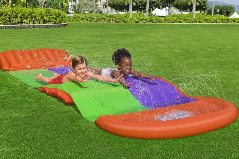 Splashcoaster Vodeni Tobogan Za 2 Djece 3+ Bestway Staza 488 Cm + Prskalice + Rampa 8