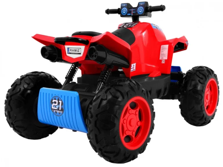 Sport Run Atv Quad 4x4 Na Akumulator, Crveni Quad Na Akumulator 7