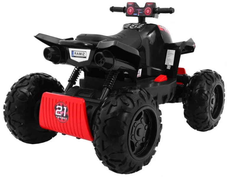 Sport Run Quad 4x4 Na Akumulator, Crni Quad Na Akumulator 4