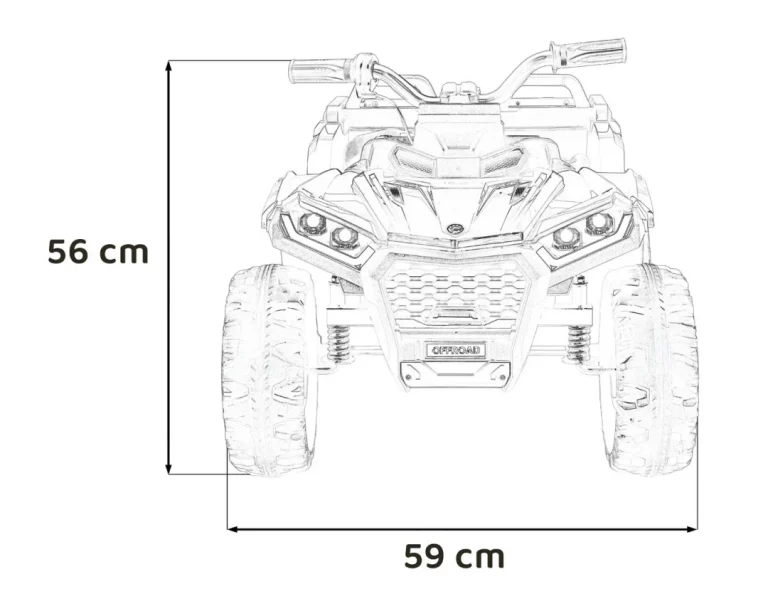 Sport Tx Atv Quad Na Akumulator, Crni 3