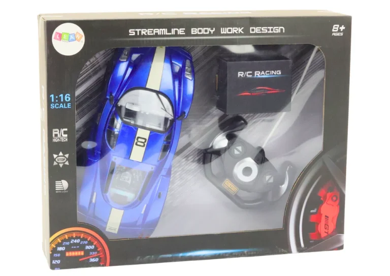 Sportski Auto R/c 1:16 Na Daljinsko, Plavi (18571) 5