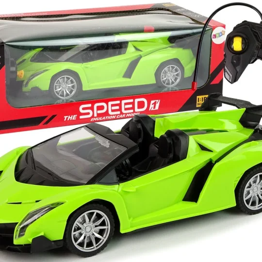 Sportski Auto R/c 1:18 Na Daljinsko, Zeleni 1