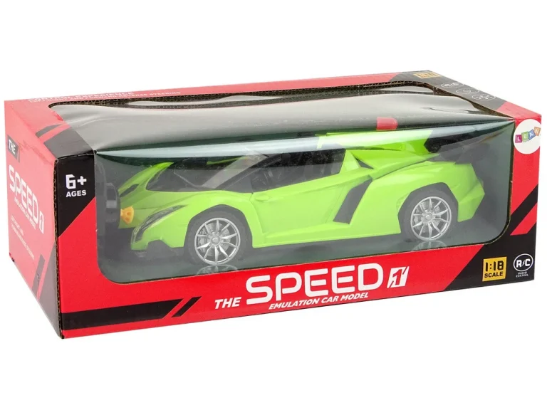 Sportski Auto R/c 1:18 Na Daljinsko, Zeleni 6
