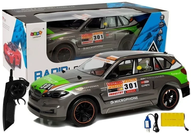 Sportski Auto Na Daljinsko Upravljanje, 1:10, Sivi 1