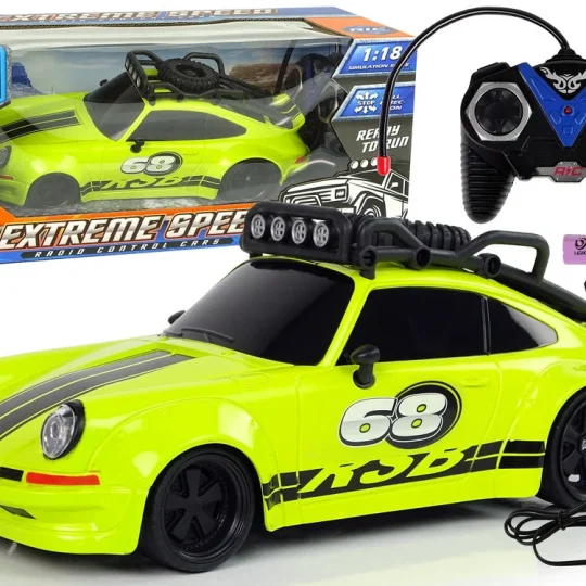 Sportski Automobil 1:18 Zeleni Rezervni Kotač Pilot 1