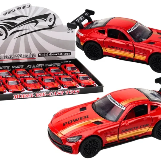 Sportski Automobil 1:32 Akcijska Figura Crveni Spojler Metal 1