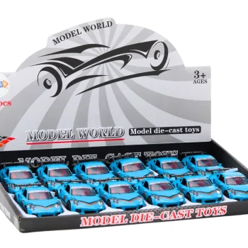 Sportski Automobil 1:32 Akcijska Figura Plavi Spojler Metal 3