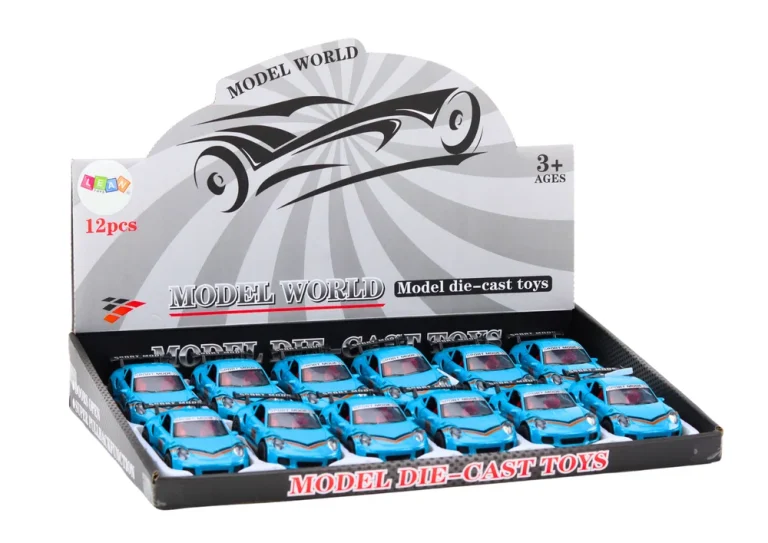 Sportski Automobil 1:32 Akcijska Figura Plavi Spojler Metal 3