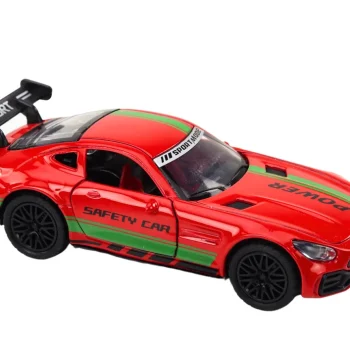 Sportski Automobil Automobil 1:32 Akcijska Figura Spojler Metal Crveni Zvuci 2