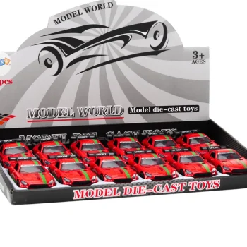 Sportski Automobil Automobil 1:32 Akcijska Figura Spojler Metal Crveni Zvuci 3