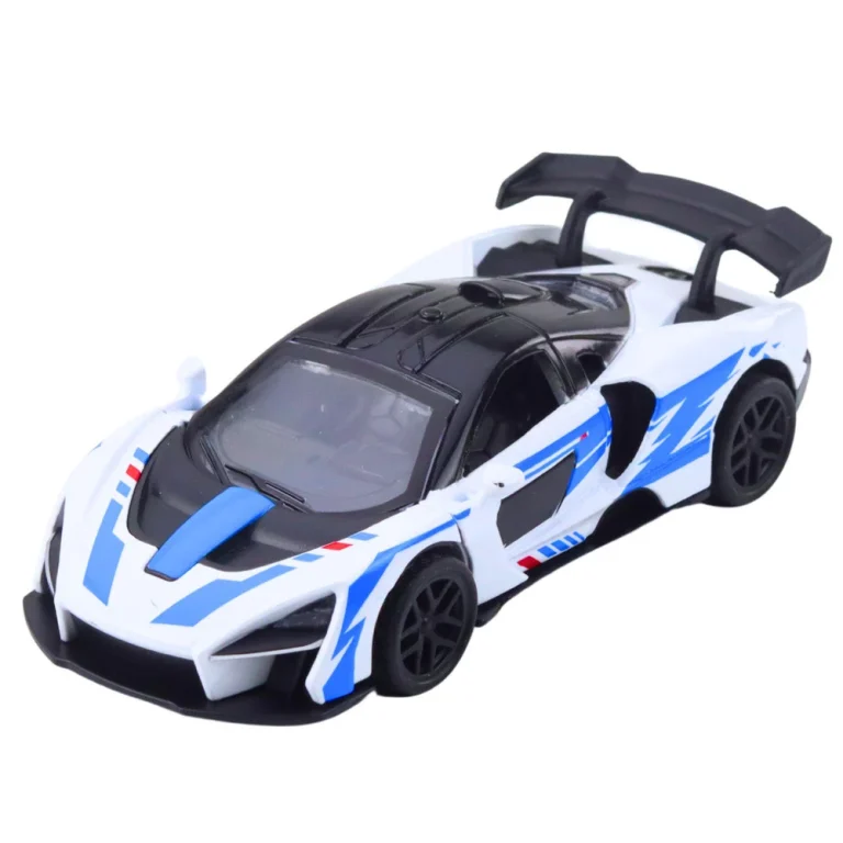 Sportski Automobil Metalni Pogon Otvaranje Vrata Bijela 1:32 2