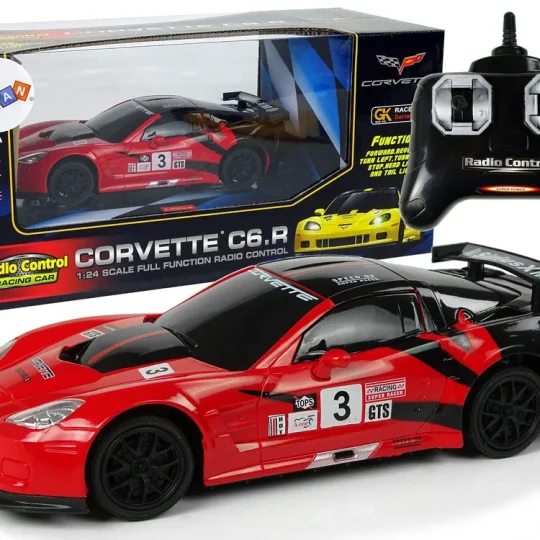 Sportski Automobil Na Daljinsko Upravljanje 1:24 Corvette C6.r Crvena 2.4 G Svjetla 1