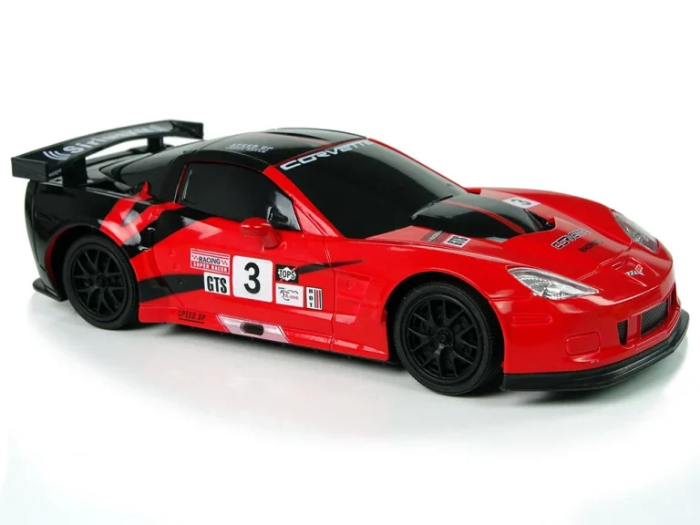 Sportski Automobil Na Daljinsko Upravljanje 1:24 Corvette C6.r Crvena 2.4 G Svjetla 3