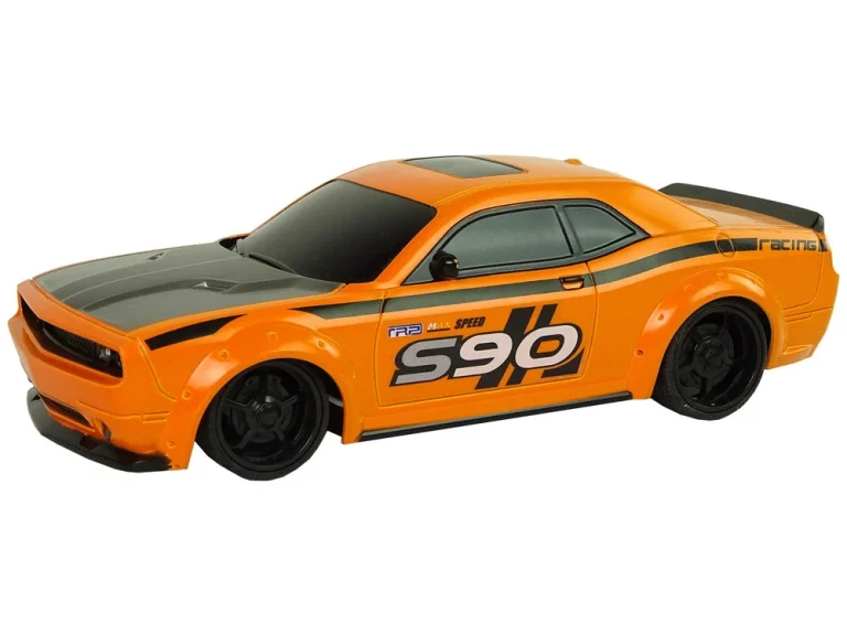 Sportski Automobil Na Daljinsko Upravljanje 1:24 Trkaći Narančasti 27 Mhz Pilot 2