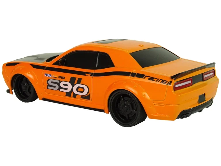 Sportski Automobil Na Daljinsko Upravljanje 1:24 Trkaći Narančasti 27 Mhz Pilot 3