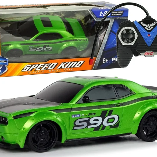 Sportski Automobil Na Daljinsko Upravljanje 1:24 Trkaći Zeleni 1