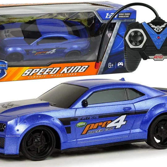 Sportski Automobil Na Daljinsko Upravljanje 1:24 S Plavo Zatamnjenim Prozorima 1