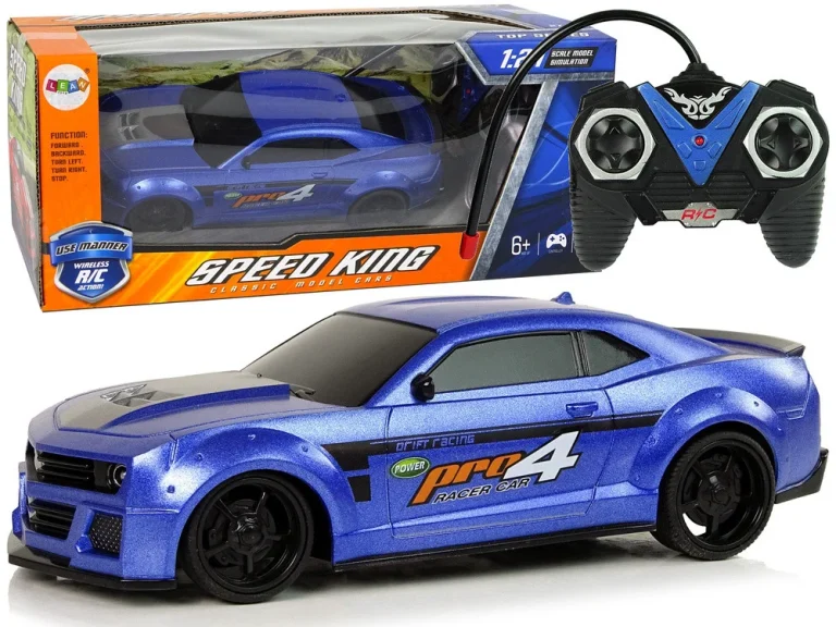 Sportski Automobil Na Daljinsko Upravljanje 1:24 S Plavo Zatamnjenim Prozorima 1