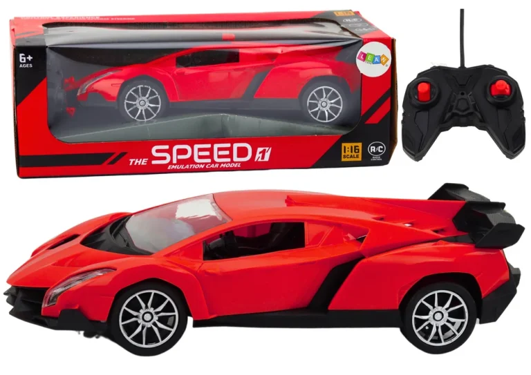Sportski Automobil Na Daljinsko Upravljanje Rc 1:16, Crveni 1