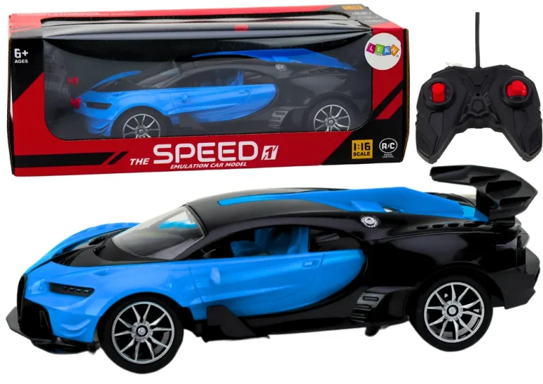 Sportski Automobil Na Daljinsko Upravljanje Rc 1:16, Plavi 1