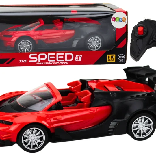 Sportski Automobil Na Daljinsko Upravljanje Rc 1:18, Crveni 1