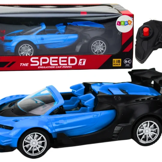 Sportski Automobil Na Daljinsko Upravljanje Rc 1:18, Plavi 1