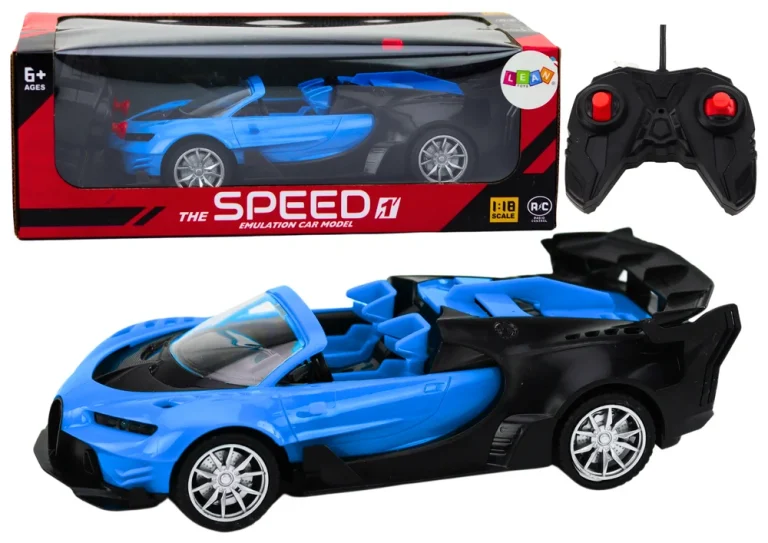 Sportski Automobil Na Daljinsko Upravljanje Rc 1:18, Plavi 1