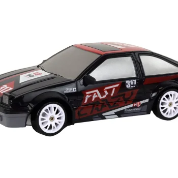 Sportski Automobil Na Daljinsko Upravljanje R/c 1:24 Crni Zamjenjivi Kotači 2