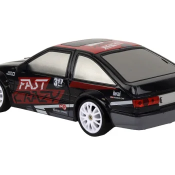 Sportski Automobil Na Daljinsko Upravljanje R/c 1:24 Crni Zamjenjivi Kotači 3
