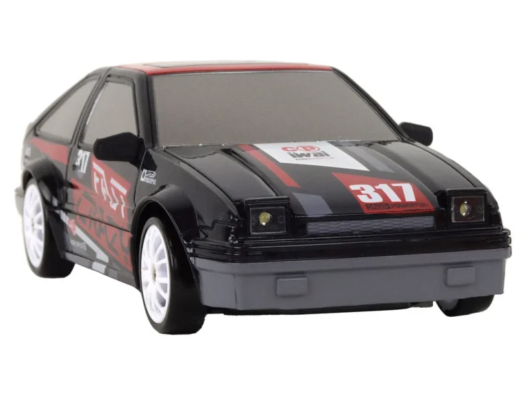 Sportski Automobil Na Daljinsko Upravljanje R/c 1:24 Crni Zamjenjivi Kotači 5