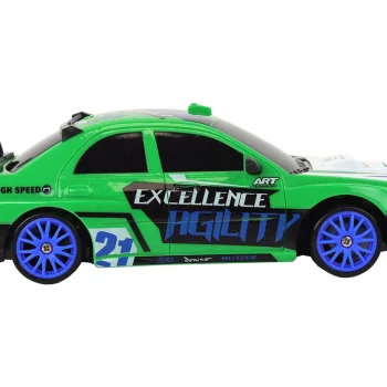 Sportski Automobil Na Daljinsko Upravljanje R/c 1:24 Zeleni Izmjenjivi Kotači 4