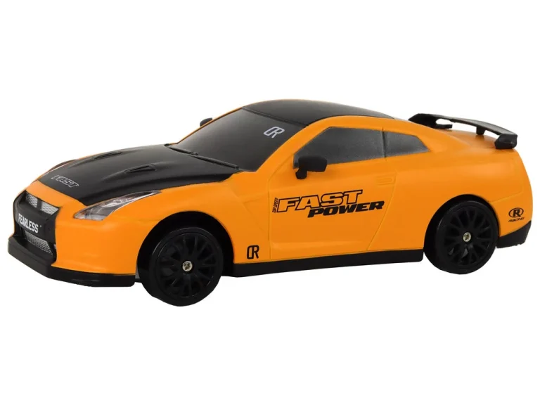Sportski Automobil Na Daljinsko Upravljanje R/c 1:24 Žuti Izmjenjivi Kotači 2