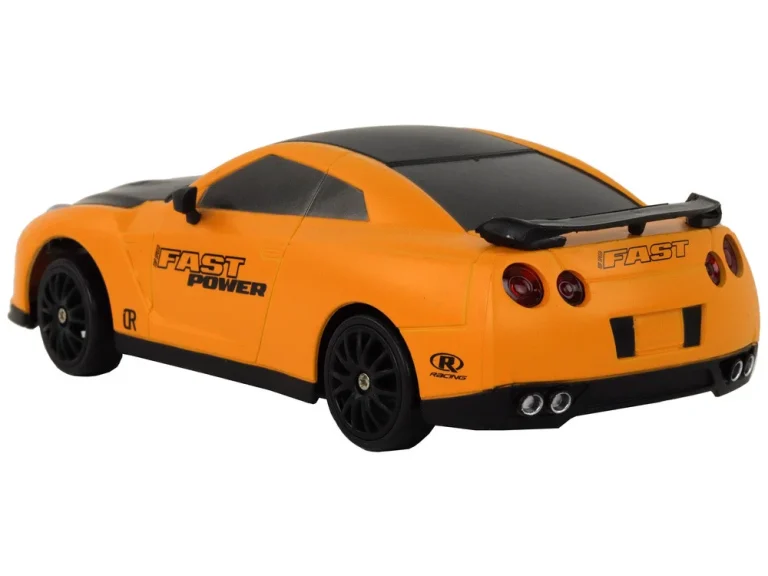 Sportski Automobil Na Daljinsko Upravljanje R/c 1:24 Žuti Izmjenjivi Kotači 3