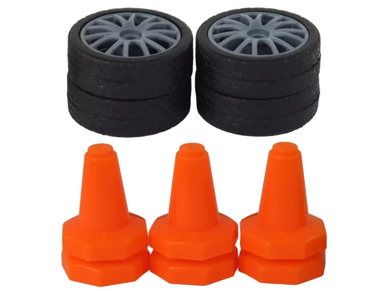 Sportski Automobil Na Daljinsko Upravljanje R/c 1:24 Žuti Izmjenjivi Kotači 5
