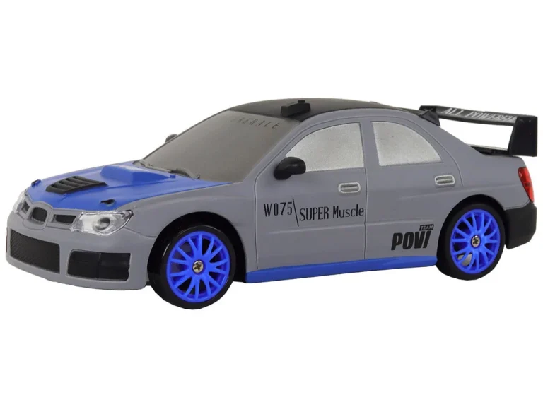 Sportski Automobil Na Daljinsko Upravljanje R/c 1:24 Sivi, Zamjenjivi Kotači 2
