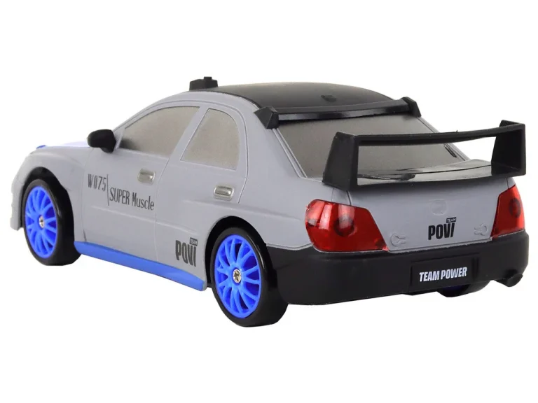 Sportski Automobil Na Daljinsko Upravljanje R/c 1:24 Sivi, Zamjenjivi Kotači 3