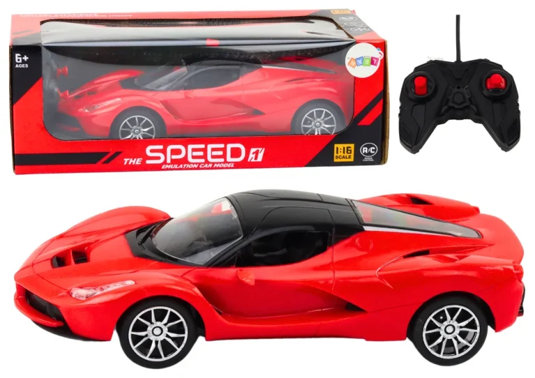 Sportski Automobil Na Daljinsko Upravljanje Rc Automobil 1:16 Crveni 2