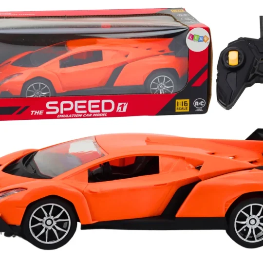 Sportski Automobil Na Daljinsko Upravljanje Narančasti Rc Automobil 1:16 1
